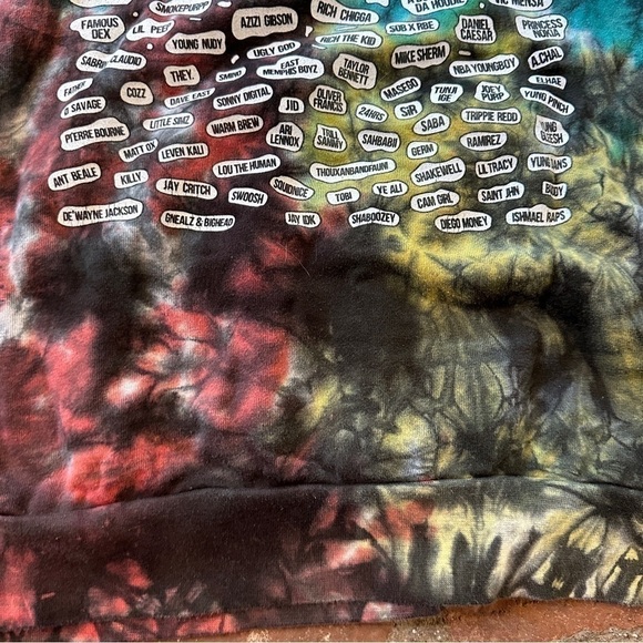 Day N Night 2017 Festival Tie Dye Hoodie size medium Lamar/Travis/Chance - Picture 14 of 16